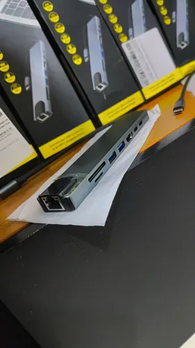 Adaptador USB Tipo C HUB 8in 1 HDMI Enthenet 