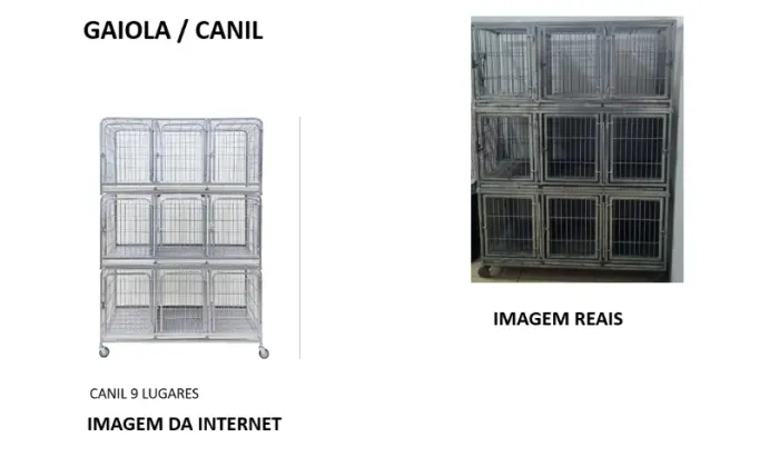 CANIL / GAIOLA 9 LUGARES