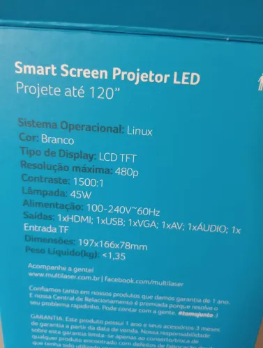 Projetor portátil