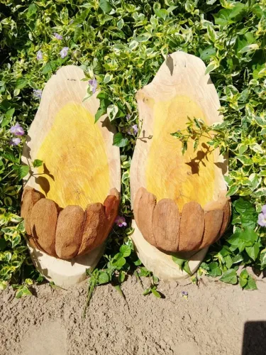 Fabricamos xaxim e cachepot para plantas.