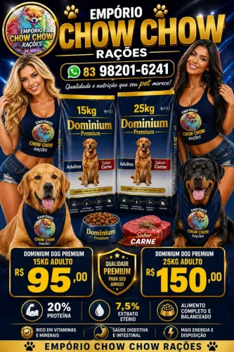 DOMINIUM DOG PREMIUM & CIA 15kg/ 25kg Adulto A Parti 95"00 