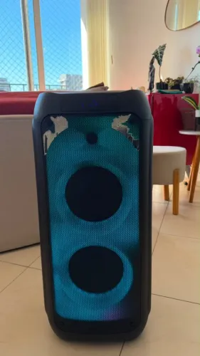 Alto Falante Amplificado Bluetooth Pulse Flamebox Sp503 800w.
