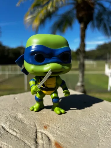 Funko pop Leonardo Tartarugas Ninjas com caixa