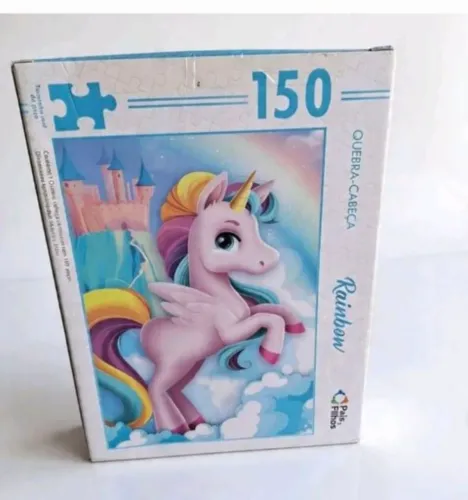 Quebra-cabeça Do Poney Rainbow 150 Peças