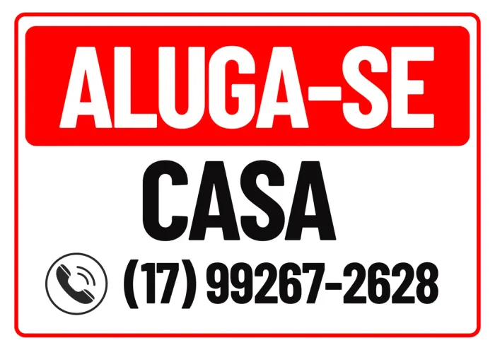 ALUGA-SE CASA - MONTE APRAZÍVEL