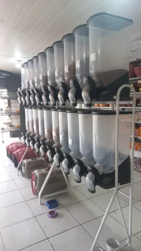 Dispenser ração cães e gatos, sementes ou cereais 15 a 20kg