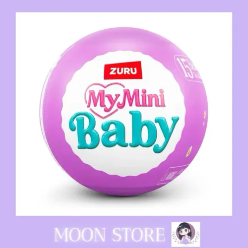 Mini Boneca Reborn Baby Silicone Sólido 5 Surprise My Mini Baby Série 2