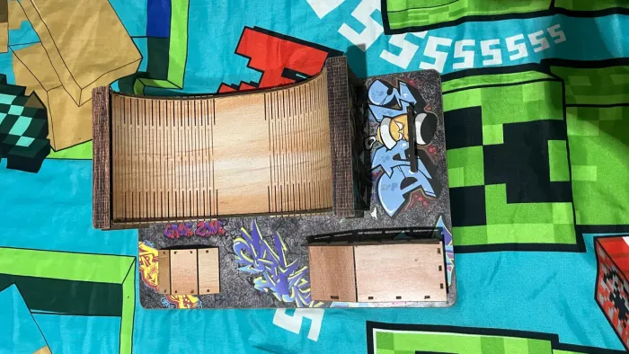 Mini Pista de skate de dedo!