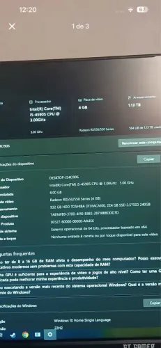 Pc completo i5 4*Ssd de 240gb
