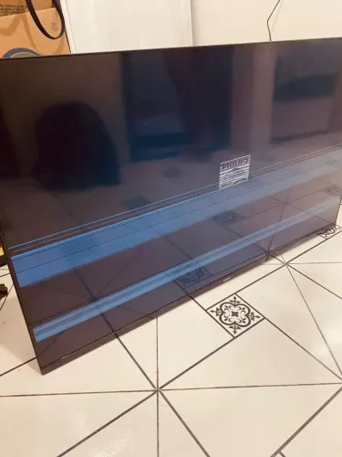 Televisão de 50 polegadas com lista na tela (defeito)