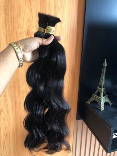 Cabelo humano 56 cm 100 gramas 