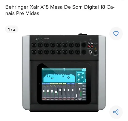 Behringer Xair X18 Mesa lacrada
