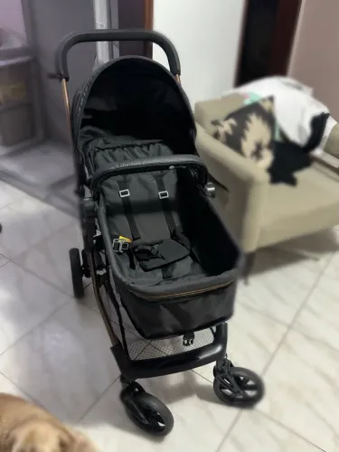Carrinho e cadeirinha de bebê