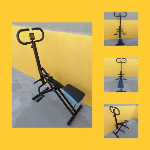 Simulador de remo/agachamento 