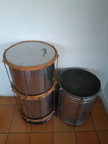 03 surdos corpo metal 14 pol