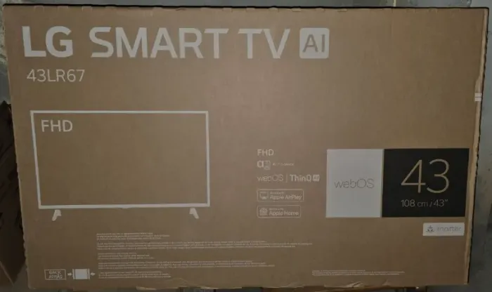 [LACRADA] Smart TV LG Full HD AI de 43 polegadas 43LR67