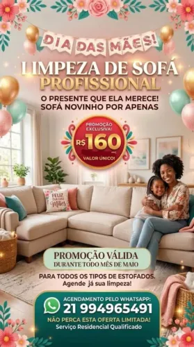 RJ Limpeza e Higienização Sofá