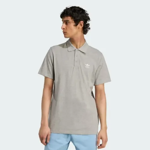 Camisa Polo Trefoil Essentials Adidas Cinza (tamanho M, nova e original)