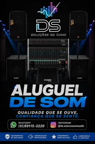 Aluguel de Som - DS Soluções em Áudio.