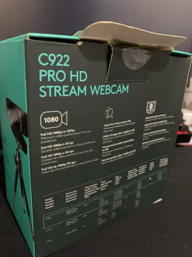 Stream Webcam Logitech C922 Pro HD