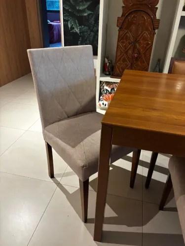06 cadeiras para mesa de jantar (somente as cadeiras)