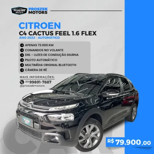Citroen C4 Cactus Feel 1.6 16V Flex Aut. 2022