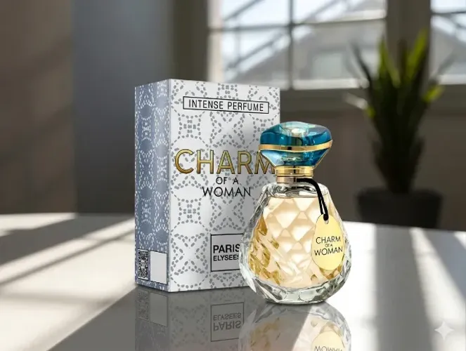 Charm Of A Woman Eau de Toilette Paris Elysees Perfume Importado Feminino 100ml LACRADO