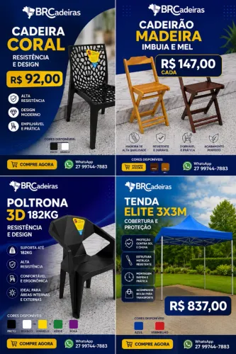 Jogo Mesa e Cadeiras