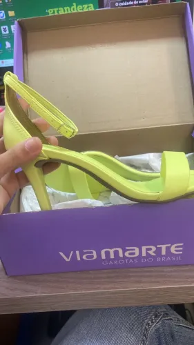 ? Sandália Via Marte Giga Chique - Nova e Sem Uso! ?