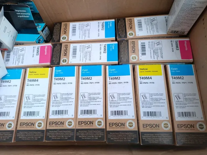 Tinta Epson T49M320 T49M Magenta yellow cyan| F170 F571 F570 | Original 140ml lacrados