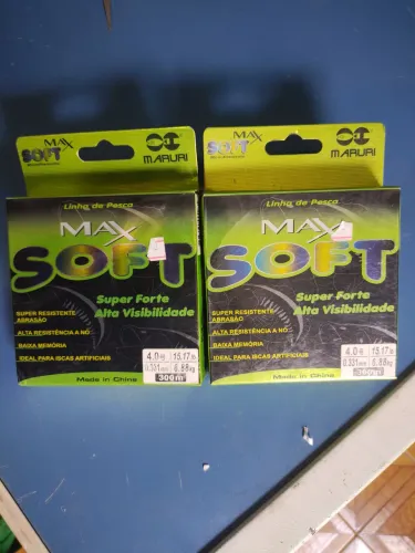 Kit 02 Linhas de Pesca Maruri Max Soft 300m