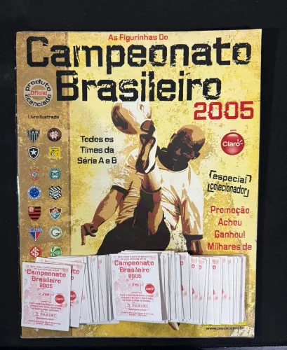 Álbum Campeonato Brasileiro 2005 Panini + 100 Figurinhas Sem Repetição
