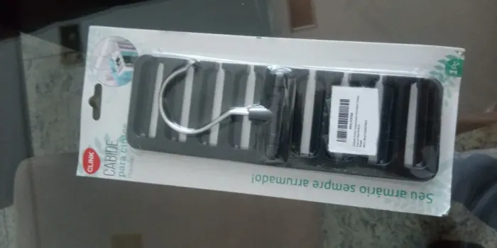 Cabide organizador para cintos e gravatas marca Clink
