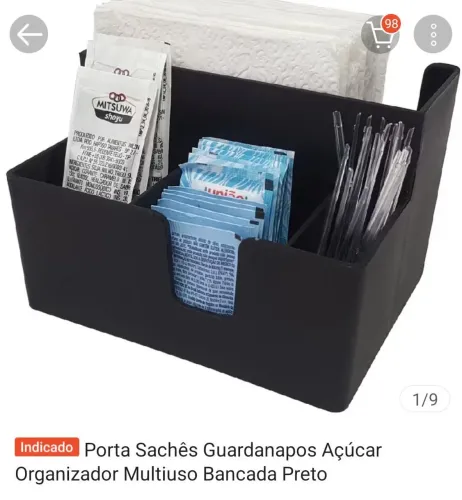 Kit 7 porta sachê/guardanapo