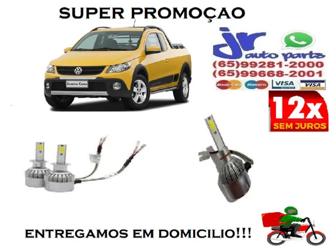 Ultra LED(Alta) Volkswagem Saveiro Cross 6000K 12V 24V