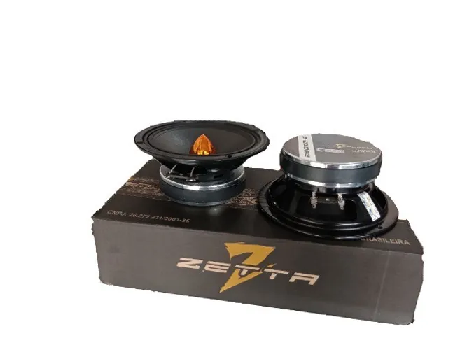 Par de Alto Falante Zetta 220mg 6 polegadas 220w Rms 4 Ohms 440w Rms Par