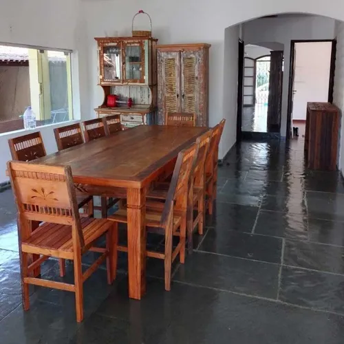 Mesa De Demolição Com Pé diamante Semi rústico 