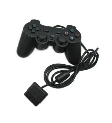 Manete Com Fio PS2 Controle Joystick Playstation 2 Analógico