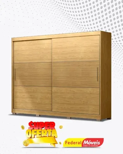 Guarda Roupa 2 Portas de Correr 4 Gavetas Direto da Fabrica Fazemos Entrega