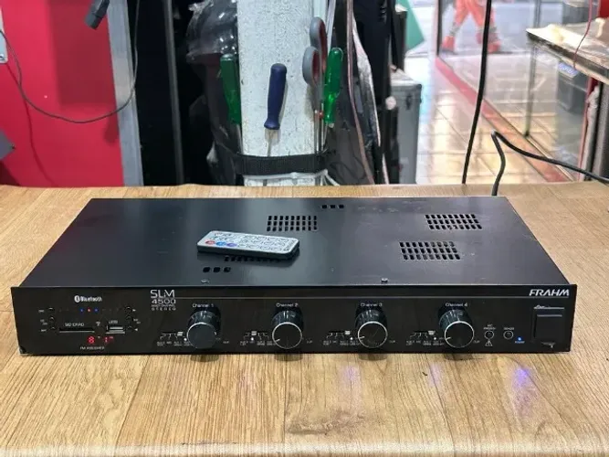 Amplificador Frahm Slim 4500 Funcionando 100% E Excelente!!