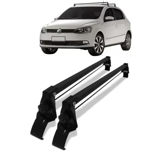 Rack Teto Volkswagen Gol / Voyage G5 G6 G7 G8 4PT - Preto Material Aço - VP 927