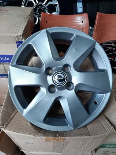Rodas Aro 15 Saveiro Surf 4x100 Novas Grafite