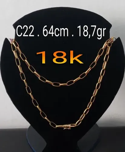 CORDÃO DE OURO 18K