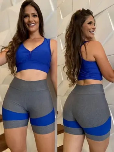 Conjuntos Fitnnes shorts e top 