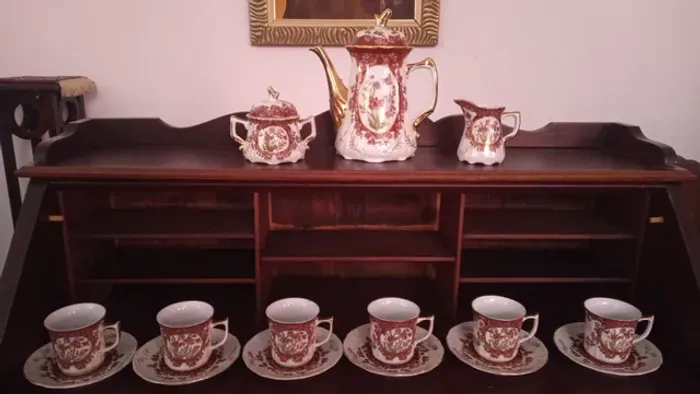 Antigo jogo de chá em porcelana chinesa