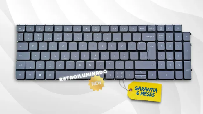 Teclado Para Notebook Dell Vostro 15 com iluminação - NOVO 6 MESES DE GARANTIA