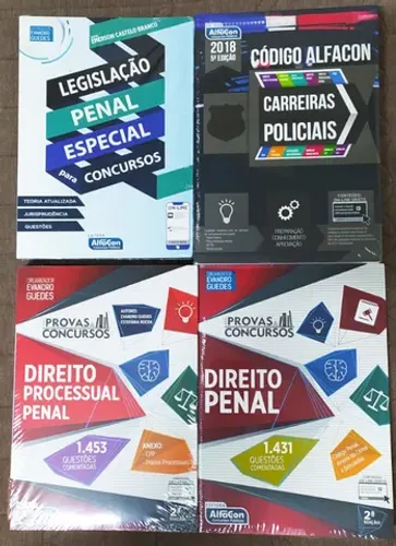 Vendo 13 Livros Novos P/ Concursos Públicos