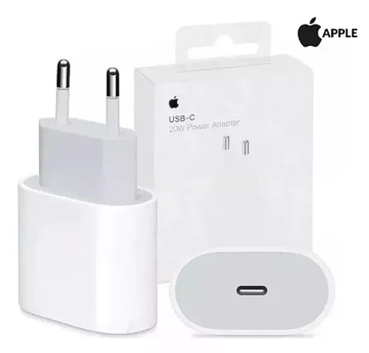 Fonte de iPhone Tipo C 20W Turbo Original (Apple)