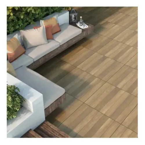 Piso Com Desenho de Madeira 