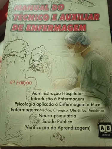 Livro do técnico e auxiliar de enfermagem